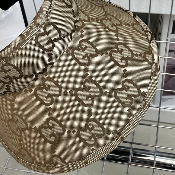 GUCCI Ms. Sun Hat brown sun hat men main image 7